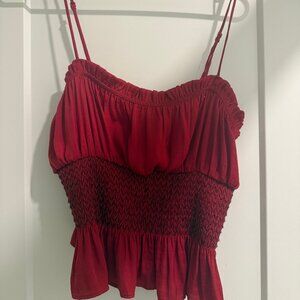 Free People Red Tank/Top